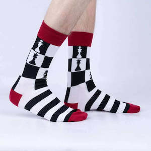 Sock It To Me Socks - Men's Crew - Check Yeah