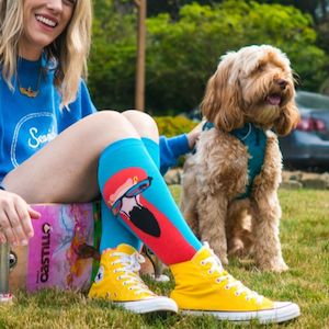 Sock It To Me - Women's Knee High - Ready To Flamingle