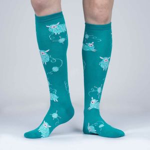 ﻿Sock It To Me - Knee High Socks - Wool Ewe Be Mine?