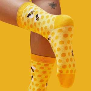 Sock It To Me Socks - Women's Crew - Bees Knees