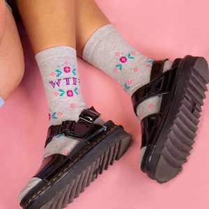 Sock It To Me Socks - Women's Crew - WTF