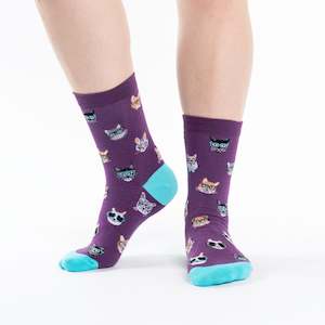 Sock It To Me - Women's Crew Socks - Smarty Cats