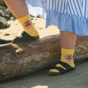 Sock It To Me - Women's Crew Socks - Queen Bee