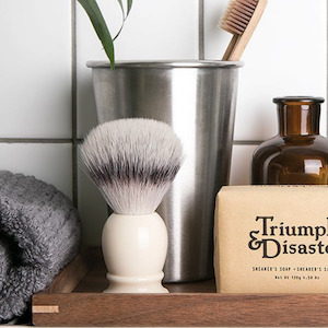 Internet only: Triumph & Disaster - Silvertip Synthetic Fibre Shaving Brush