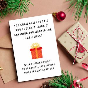 Internet only: Christmas Greeting Card - Effort