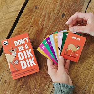 Internet only: Don't Be A Dik Dik Card Game