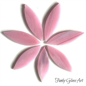 Stained Glass Large Petals - Sugar Plum FUNKY GLASS ART