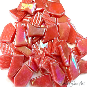 Snippets - Iridised Watermelon FUNKY GLASS ART