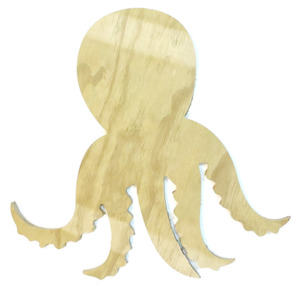 China, glassware and earthenware: Base - Octopus FUNKY GLASS ART