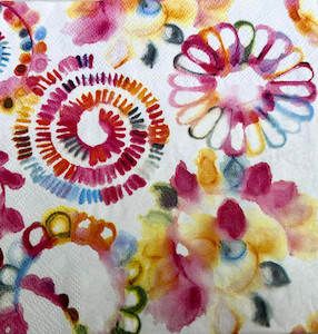 China, glassware and earthenware: Funky Swirls Napkin FUNKY GLASS ART