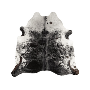 Salt & Pepper Tricolour Cowhide Rug