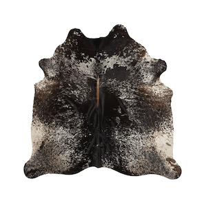 Salt & Pepper Tricolour Cowhide Rug