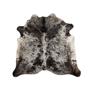 Salt & Pepper Tricolour Cowhide Rug