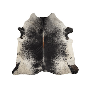 Salt & Pepper Tricolour Cowhide Rug