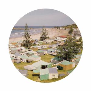 Wall Art Spot - Retro Camping Mt Maunganui - Large 600mm