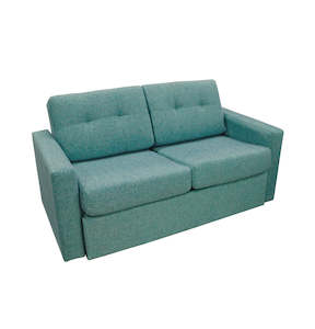 Memphis Sofa Bed - Double Size (Trio Mech.) - NZ Made - Jake Turquoise