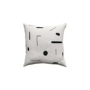 Furniture: Cushion - Emile With Feather Inner - Milk