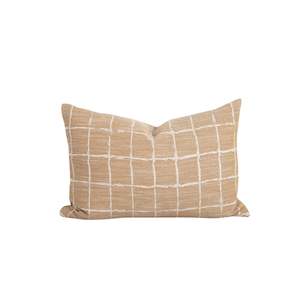 Cushion - Johnson With Feather Inner - Ochre