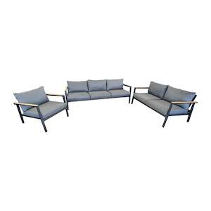 Copenhagen Outdoor 3+2+1 Seater - Charcoal