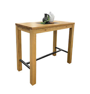 Florence Indoor Bar Table - Oak Timber Brushed/Lacquer