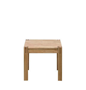 Modena Lamp Table with Drawer - Solid Oak Timber - Natural Oil