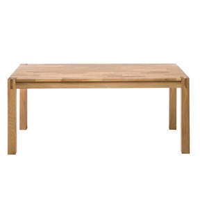 Modena 90x180cm Dining Table - Solid Oak  Timber - Natural Oil