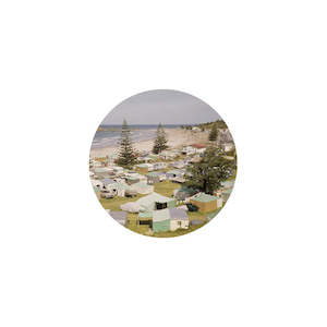 Art Spot - Retro Camping Mt Maunganui - Small 140mm