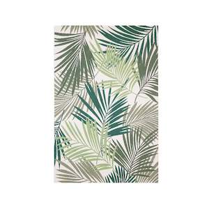 Indoor/Outdoor Rug - Canopy (100% Polypropylene) - Cream/Green - 160x230cm