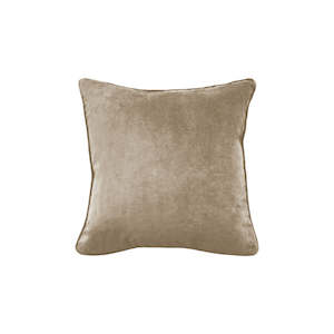 Cushion - Montpellier Double Sided Velvet With Feather Inner - Nougat