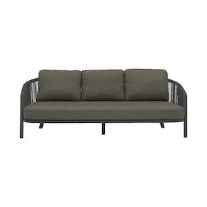 Orua Outdoor 3-Seater Sofa - Charcoal