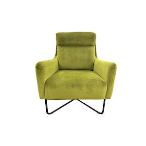 Trento Chair - Urban Sofa - Apple Green Velvet Fabric