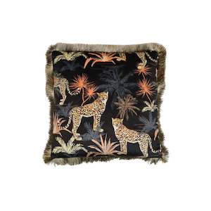 Cushion - Animals - Black Velvet