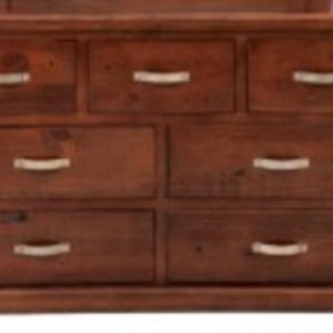 Lowboy With 6 Drawer-solidwood- T- Online Special