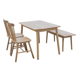 DINING SUITE IN SOLID PINE WOOD- 8 SEATER 2100 mm – [W]