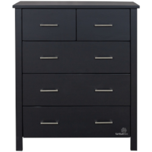 Black Tina 5 Drw Tallboy