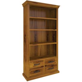 American Rustic 4 Drw BookShelf