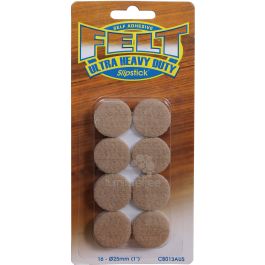 Felt 25mm 1Round, Oatmeal