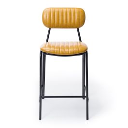 Datsun Barstool Vintage Camel PU - Assembled