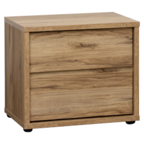 NICO 2 Drw Bedside - 600 wide