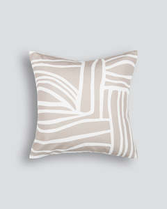 Textile wholesaling: Maze Ecru Cushion