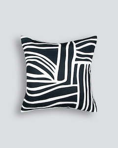 Maze Black Cushion