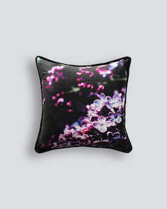 Dark Botanic Spring Petal Cushion