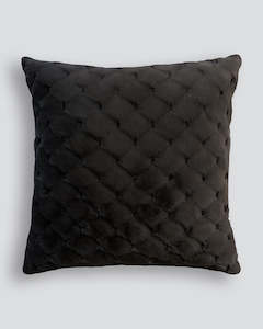 Textile wholesaling: Valentina Black Euro Cushion