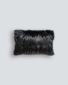 Ebony Plume Oblong Cushion