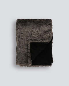 Textile wholesaling: Pewter Chinchilla Throw