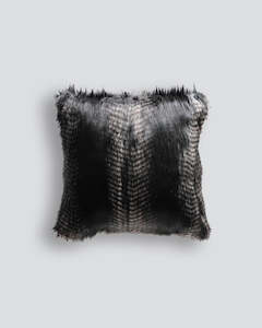 Textile wholesaling: Black Coyote Square Cushion