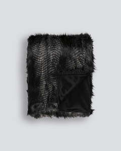 Black Coyote Throw