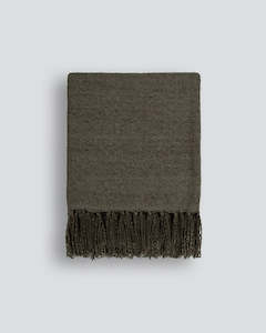 Richmond Dark Olive Throw