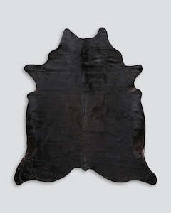 Textile wholesaling: Classic Cowhide - Solid Black