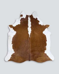 Textile wholesaling: Classic Cowhide - Hereford Brown/White